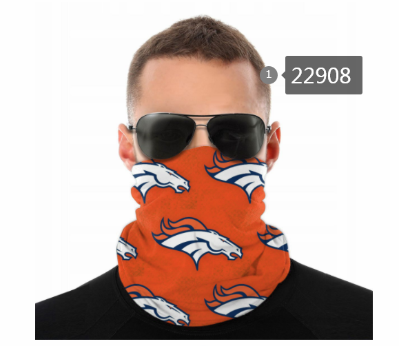 2021 NFL Denver Broncos #20 Dust mask with filter->nfl dust mask->Sports Accessory